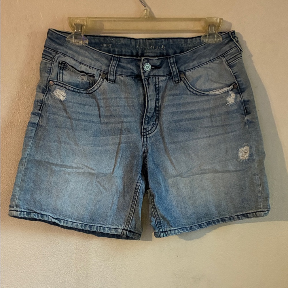 Soft Style Light Blue Jean Shorts